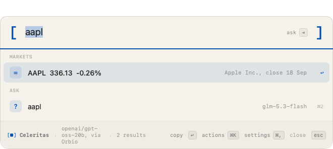 A share price in the launcher